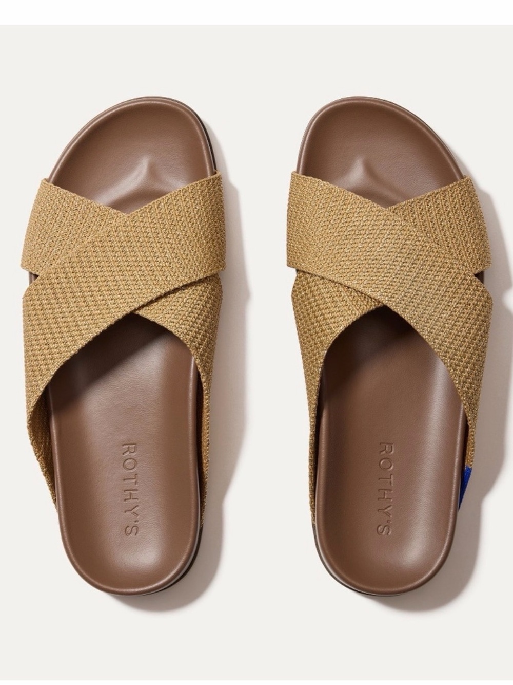 Rothy's The Weekend Slides Golden Sun Size 8 Brand New